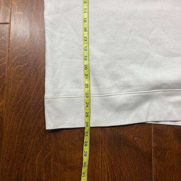 Old Navy Y2K Vintage Pullover Spell Out Logo White Red Hoodie Men's Large - Picture 8 of 8